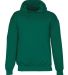 2254 Badger Youth Hooded Sweatshirt in Forest front view