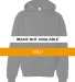2254 Badger Youth Hooded Sweatshirt Gold front view