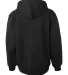 2454 Badger BT5 Youth Performance Hoodie Black back view