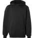 2454 Badger BT5 Youth Performance Hoodie Black front view