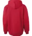 2454 Badger BT5 Youth Performance Hoodie Red back view