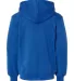 2454 Badger BT5 Youth Performance Hoodie Royal back view