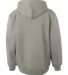2454 Badger BT5 Youth Performance Hoodie Silver back view