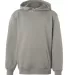 2454 Badger BT5 Youth Performance Hoodie Silver front view