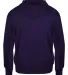 2454 Badger BT5 Youth Performance Hoodie Purple back view