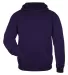2454 Badger BT5 Youth Performance Hoodie Purple front view