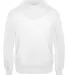 2454 Badger BT5 Youth Performance Hoodie White back view