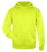 2454 Badger BT5 Youth Performance Hoodie Safety Yellow front view