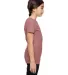 2616 LA T Girls' Fine Jersey Longer Length T-Shirt in Mauvelous side view