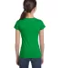 2616 LA T Girls' Fine Jersey Longer Length T-Shirt in Kelly back view