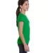 2616 LA T Girls' Fine Jersey Longer Length T-Shirt in Kelly side view