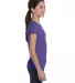2616 LA T Girls' Fine Jersey Longer Length T-Shirt in Purple side view