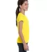 2616 LA T Girls' Fine Jersey Longer Length T-Shirt in Yellow side view