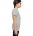 2616 LA T Girls' Fine Jersey Longer Length T-Shirt in Titanium side view