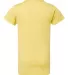 2616 LA T Girls' Fine Jersey Longer Length T-Shirt in Butter back view