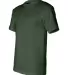 2905 Bayside Adult Union Made Cotton Tee Forest Green side view