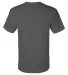 2905 Bayside Adult Union Made Cotton Tee Charcoal back view