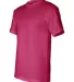 2905 Bayside Adult Union Made Cotton Tee Bright Pink side view