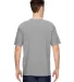 2905 Bayside Adult Union Made Cotton Tee Dark Ash back view