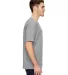 2905 Bayside Adult Union Made Cotton Tee Dark Ash side view