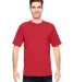 2905 Bayside Adult Union Made Cotton Tee Red front view