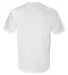 3015 Bayside Adult Union Made Cotton Pocket Tee White back view
