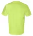 3015 Bayside Adult Union Made Cotton Pocket Tee Lime Green back view