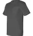 3015 Bayside Adult Union Made Cotton Pocket Tee Charcoal side view