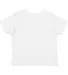 3301T Rabbit Skins Toddler Cotton T-Shirt WHITE back view