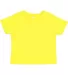 3301T Rabbit Skins Toddler Cotton T-Shirt YELLOW front view