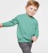 3317 Rabbit Skins Toddler/Juvenile Crew Neck Sweat in Saltwater front view