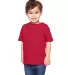 3321 Rabbit Skins Toddler Fine Jersey T-Shirt VINTAGE RED front view