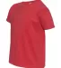 3321 Rabbit Skins Toddler Fine Jersey T-Shirt VINTAGE RED side view