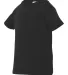 3322 Rabbit Skins Infant Fine Jersey T-Shirt BLACK side view