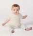 3322 Rabbit Skins Infant Fine Jersey T-Shirt in Natural front view