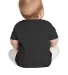3322 Rabbit Skins Infant Fine Jersey T-Shirt BLACK back view