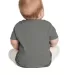 3322 Rabbit Skins Infant Fine Jersey T-Shirt CHARCOAL back view