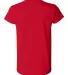 3325 Bayside Ladies' Short-Sleeve Tee Red back view