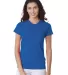 3325 Bayside Ladies' Short-Sleeve Tee Royal Blue front view