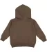 3326 Rabbit Skins Toddler Hooded Sweatshirt with P MILITARY GREEN back view