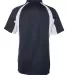 3344 Badger B-Dry Hook Polo Navy/ White back view