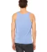 BELLA+CANVAS 3480 Unisex Cotton Tank Top in Blue triblend back view