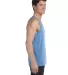 BELLA+CANVAS 3480 Unisex Cotton Tank Top in Blue triblend side view