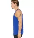 BELLA+CANVAS 3480 Unisex Cotton Tank Top in True royal side view