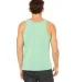 BELLA+CANVAS 3480 Unisex Cotton Tank Top in Green triblend back view