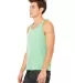 BELLA+CANVAS 3480 Unisex Cotton Tank Top in Green triblend side view