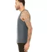 BELLA+CANVAS 3480 Unisex Cotton Tank Top in Heather slate side view