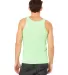 BELLA+CANVAS 3480 Unisex Cotton Tank Top in Neon green back view