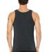 BELLA+CANVAS 3480 Unisex Cotton Tank Top in Dark gry heather back view