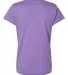 3507 LA T Ladies V-Neck Longer Length T-Shirt in Lavender back view